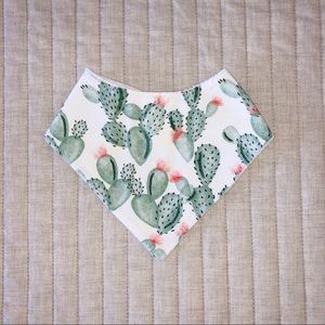 5 for $20!! Prickly pear cactus bandana bib